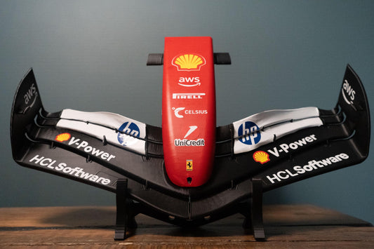 Maqueta réplica del alerón delantero/spoiler de Ferrari F1 (2025)